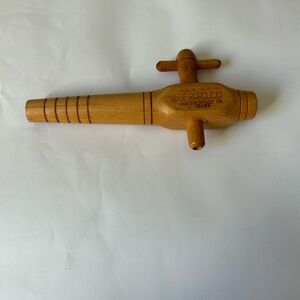 Vintage Wooden Wine Barrel Spigot/Tap Berarducci Bros Italy Oak